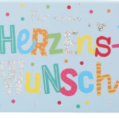 Geschenkbox mit Musik "Herzenswunsch"