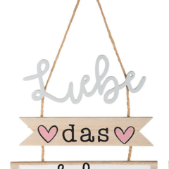 Holz Hänger "Liebe - Lebe" *