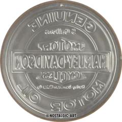 Nostalgic-Art Blechschild Harley-Davidson Genuine Motor Oil, Ø 35cm