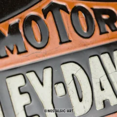 Nostalgic-Art Blechschild Harley-Davidson Genuine Motor Oil, Ø 35cm