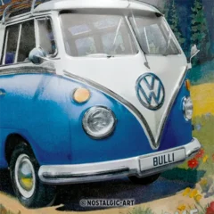 Nostalgic-Art Blechschild VW Bulli Ready for a new Adventure, 30×40 cm