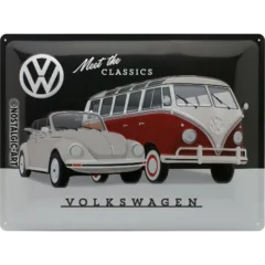 Nostalgic-Art Blechschild VW The Classics, 30×40 cm