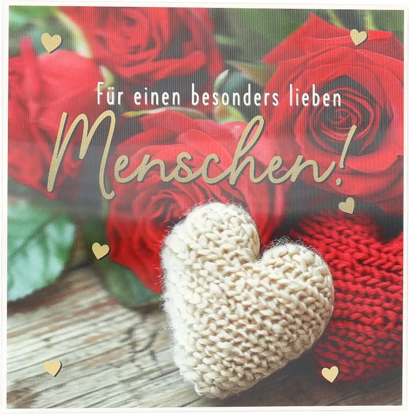 3D Musikkarte "Für einen besonders lieben Menschen!"