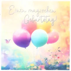 3D Musikkarte "Einen magischen Geburtstag!"