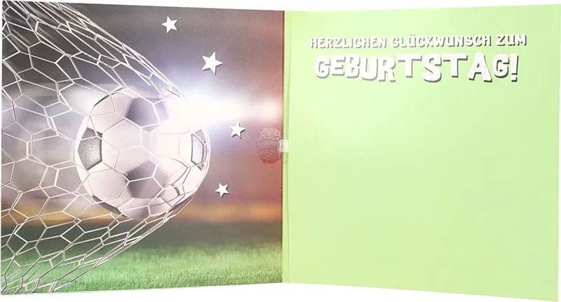 3D Musikkarte "Du bist ein echter Volltreffer!"