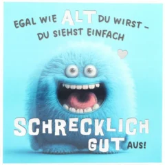 3D Musikkarte "Egal wie alt du wirst ..."