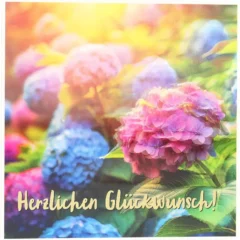 3D Musikkarte "Herzlichen Glückwunsch!"