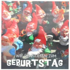 3D Musikkarte "Wir gratulieren zum Geburtstag"