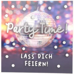 3D Musikkarte "Party Time! Lass dich feiern!"