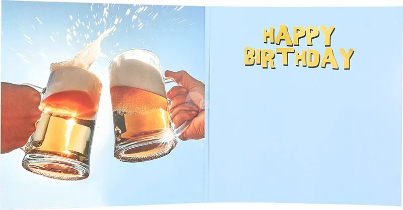 3D Musikkarte "Prost! Auf dich!"