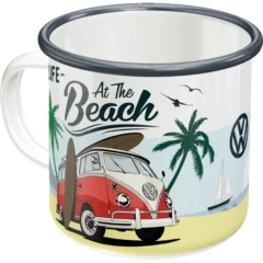Nostalgic-Art Emaille-Becher VW Bulli Beach