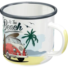 Nostalgic-Art Emaille-Becher VW Bulli Beach