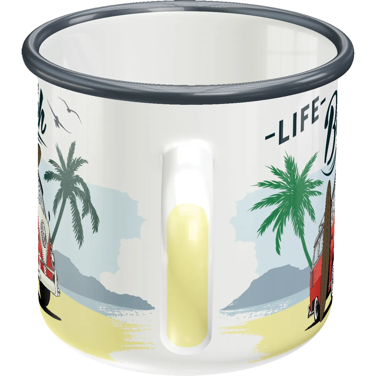 Nostalgic-Art Emaille-Becher VW Bulli Beach