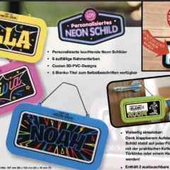 Personalisierter Neon-Schild mit Name oder individuell gestaltbar