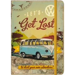 Nostalgic-Art Notizbuch VW Bulli Let's Get Lost
