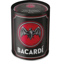 Nostalgic-Art Spardose Bacardi Logo Black