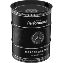Nostalgic-Art Spardose Ölfass Mercedes-Benz Engine Oil