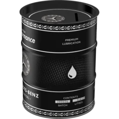 Nostalgic-Art Spardose Ölfass Mercedes-Benz Engine Oil