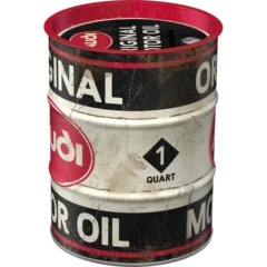 Nostalgic-Art Spardose Ölfass Audi Original Motor Oil