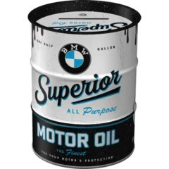 Nostalgic-Art Spardose Ölfass BMW Superior Motor Oil