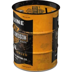 Nostalgic-Art Spardose Ölfass Harley-Davidson Genuine Oil