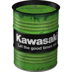 Nostalgic-Art Spardose Ölfass Kawasaki Let the good times roll