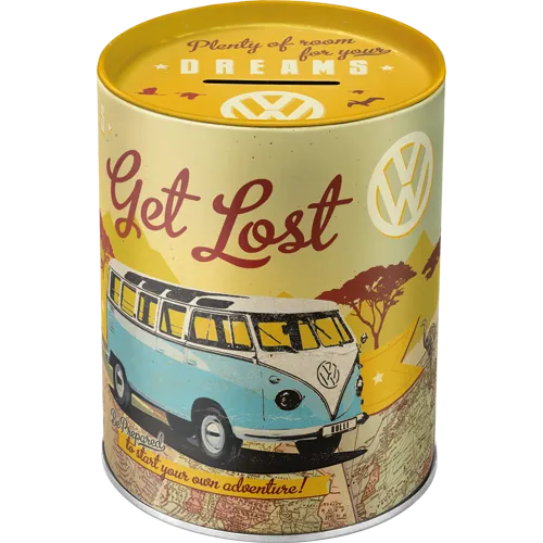Nostalgic-Art Spardose VW Bulli Let's Get Lost