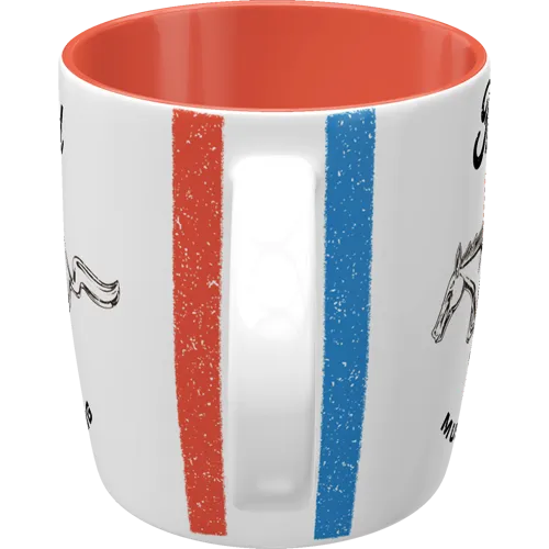 Nostalgic-Art Tasse Ford Mustang Horse & Stripes Logo