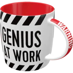 Nostalgic-Art Tasse Genius at Work