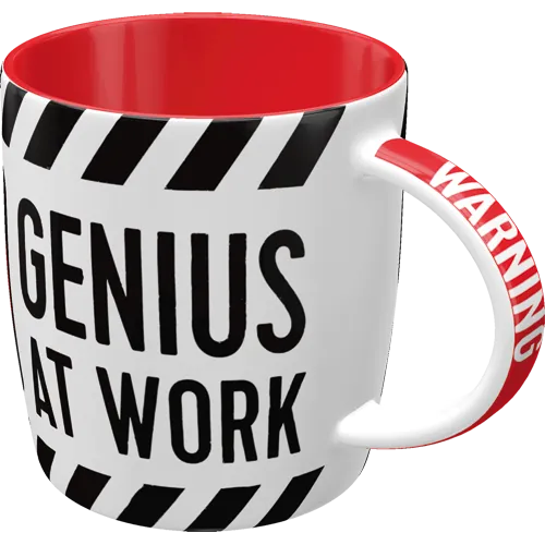 Nostalgic-Art Tasse Genius at Work