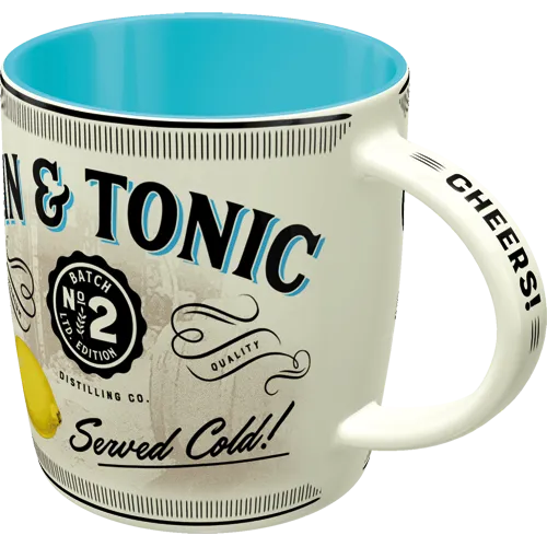 Nostalgic-Art Tasse Gin & Tonic Served Cold