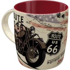 Nostalgic-Art Tasse Route 66 Bike Map