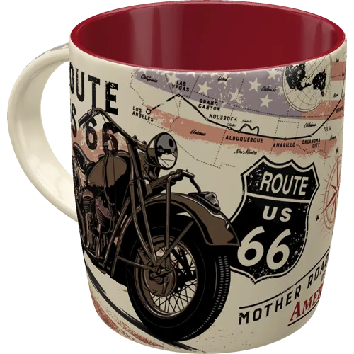 Nostalgic-Art Tasse Route 66 Bike Map