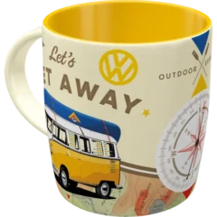 Nostalgic-Art Tasse VW Bulli Let's Get Away