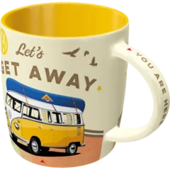 Nostalgic-Art Tasse VW Bulli Let's Get Away