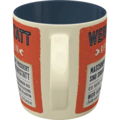 Nostalgic-Art Tasse Werkstattregeln