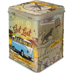 Nostalgic-Art Teedose VW Bulli Let's Get Lost