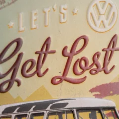 Nostalgic-Art Teedose VW Bulli Let's Get Lost