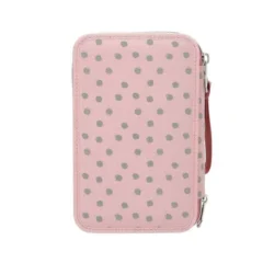 TOPModel 3-Fach Federtasche DOTS, Rückseite mit Punkten