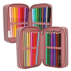 TOPModel 3-Fach Federtasche DOTS, Fach 2 & 3 für Stifte