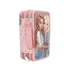TOPModel 3-Fach Federtasche DOTS, Schräg von vorne