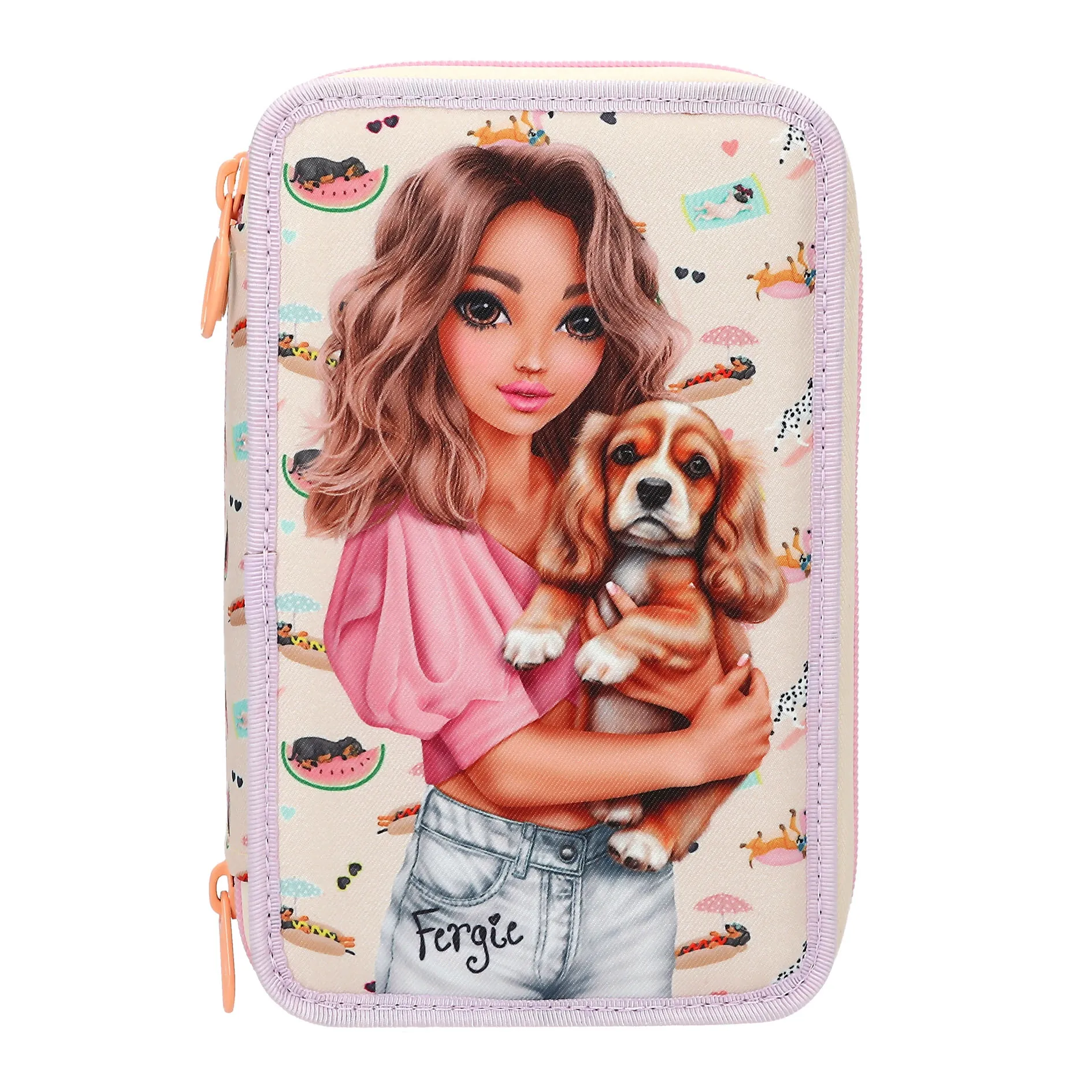 TOPModel 3-Fach Federtasche SUNNY DOG