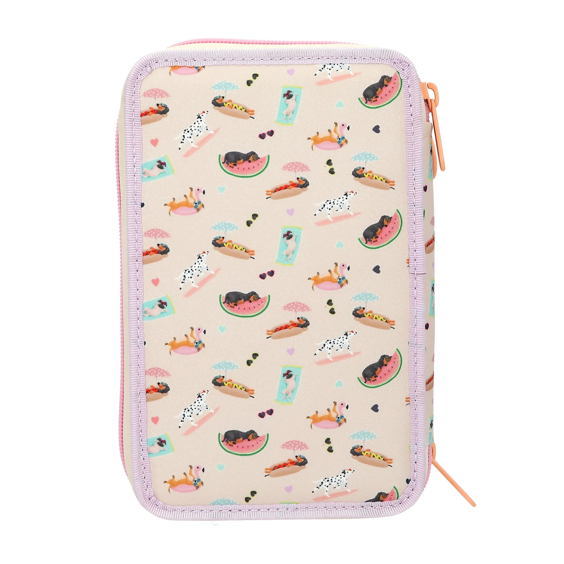 TOPModel 3-Fach Federtasche SUNNY DOG, Rückseite