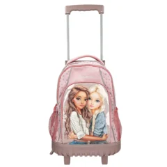TOPModel Schulrucksack-Trolley DOTS, ausgezogener Griff