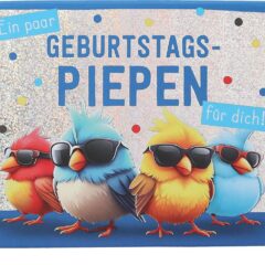 Geschenkbox mit Musik "Geburtstags-Piepen"