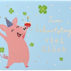 Geschenkbox mit Musik "Zum Geburtstag viel Glück"