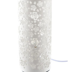 Tischleuchte "Blumendesign" aus Porzellan