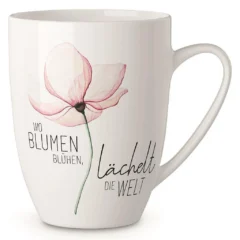 Geschenk für Dich - Becher "Blüte" - Wo Blumen blühen