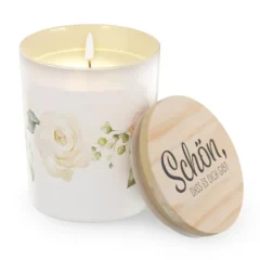 Geschenk für Dich - Duftkerze "Blumen" - Schön, dass es dich gibt