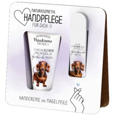 Geschenk für Dich - Handpflege-Set "Dackel" - Die kleinen Dinge im Leben